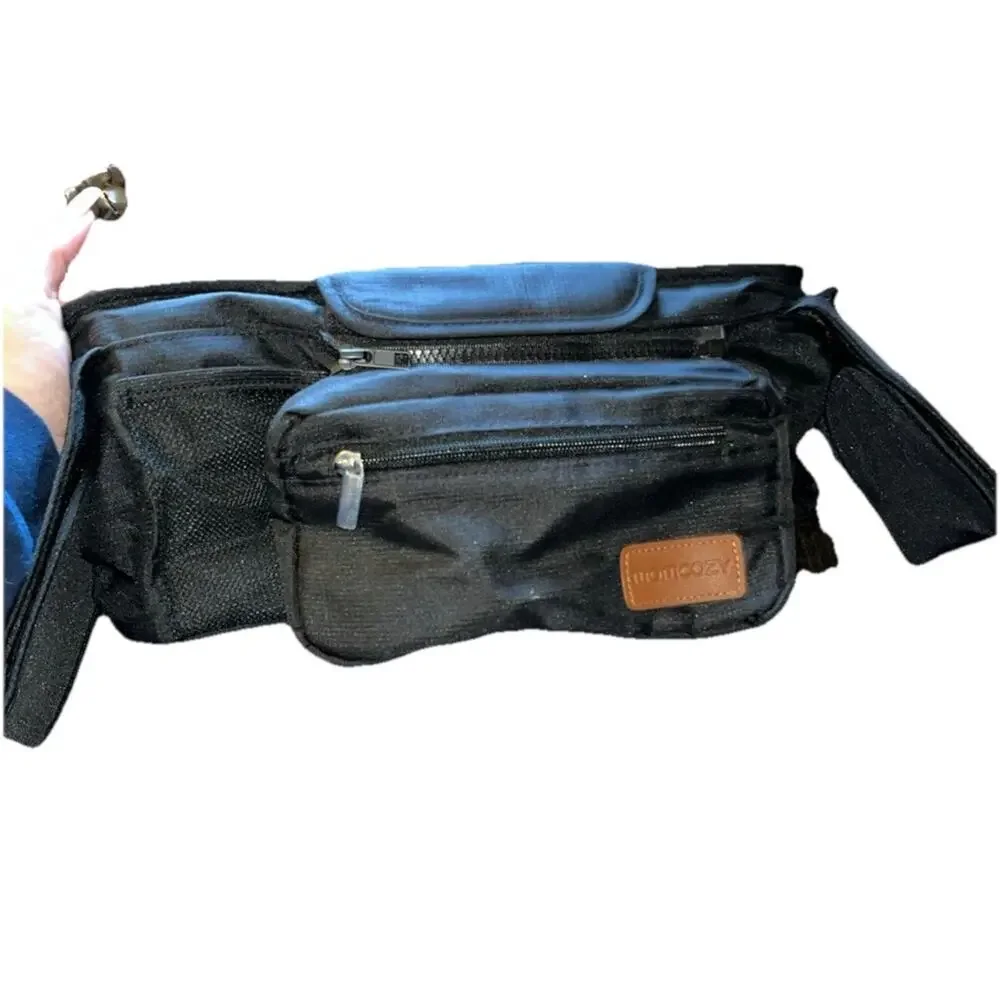 Momcozy Universal Stroller Organizer w/ Insulated Cup Holder & Straps
